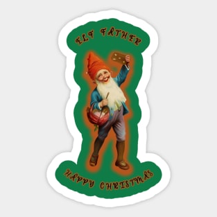 elf father Sticker